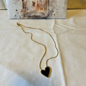 Gold Heart Pendant Necklace